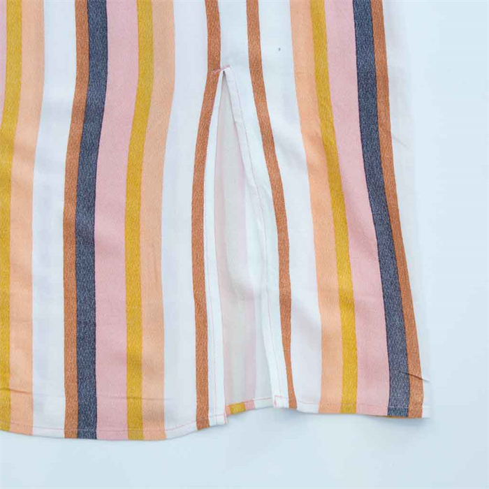 striped skirt