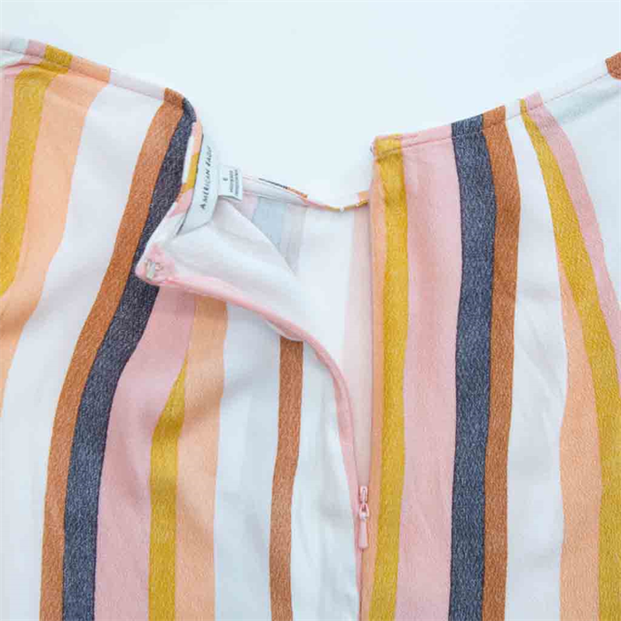 striped skirt