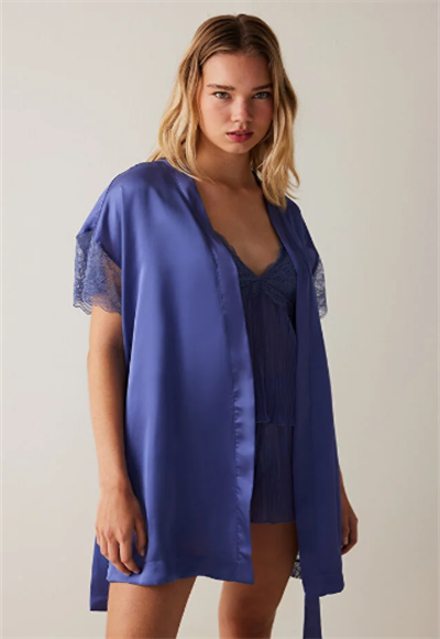 FREYA SATIN ROBE