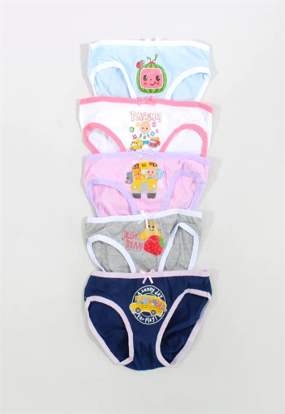 Kokumelon girls' underwear set of five pieces