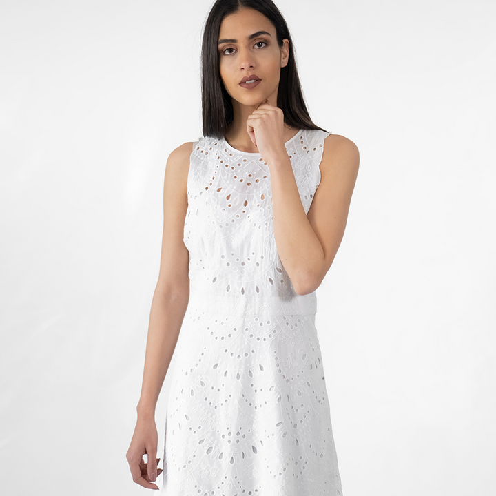 embroidered dress