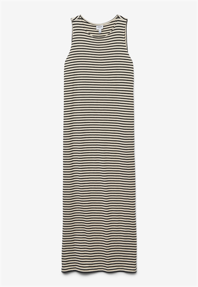 VMFIONA SL O-NECK 7/8 DRESS VMA NOOS