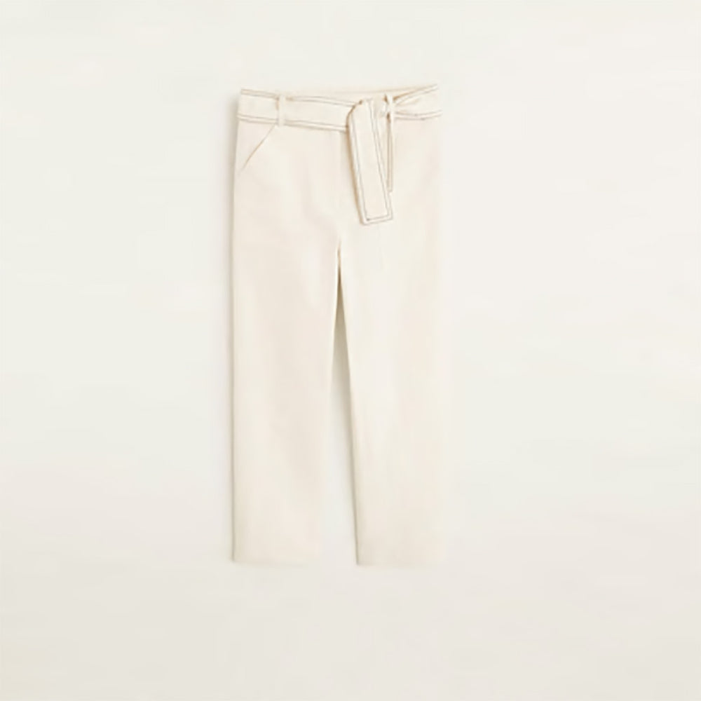 Pants with Waist Tie