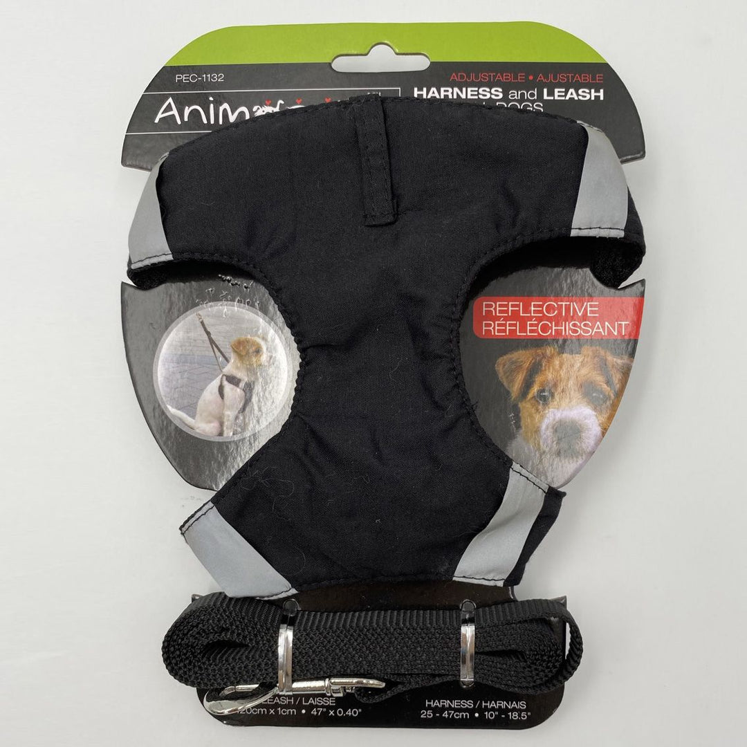 Pet harness and leash set