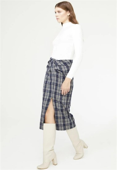 knit midi skirt
