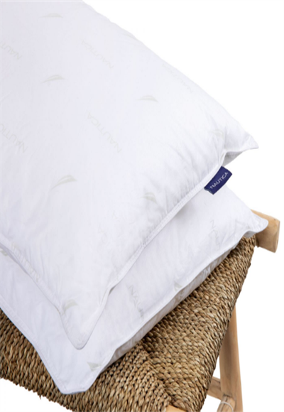 2 printed pillows cover 100% cotton filled with microfiber 800 gr