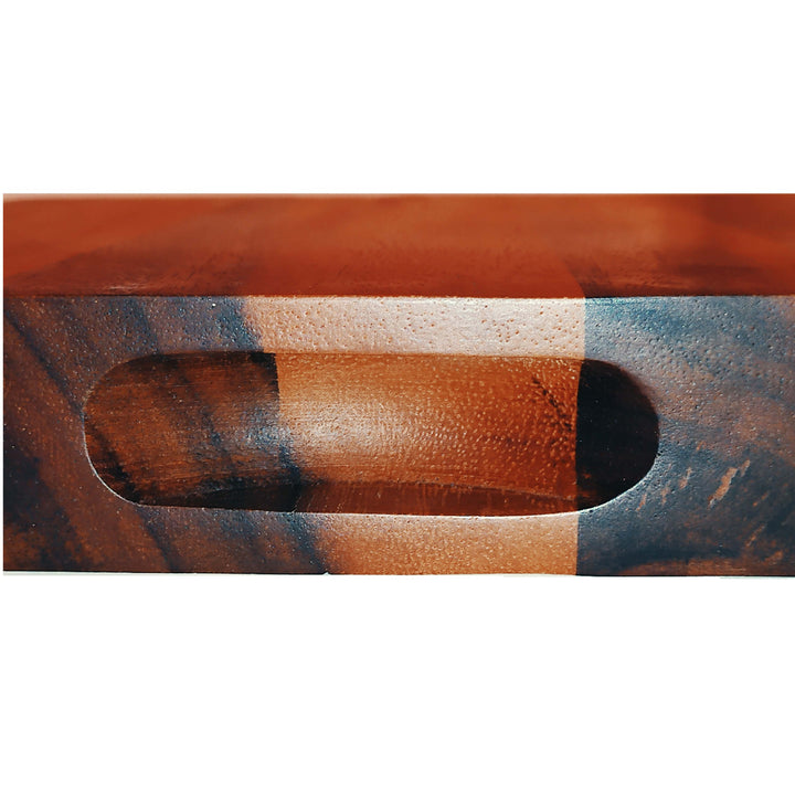 Concealed two-hand vegetable chopper