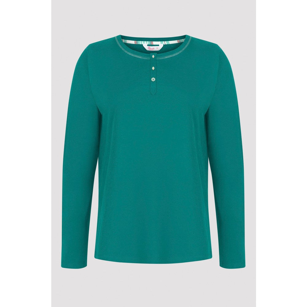 GREEN NY SOLID LS T-SHIRT