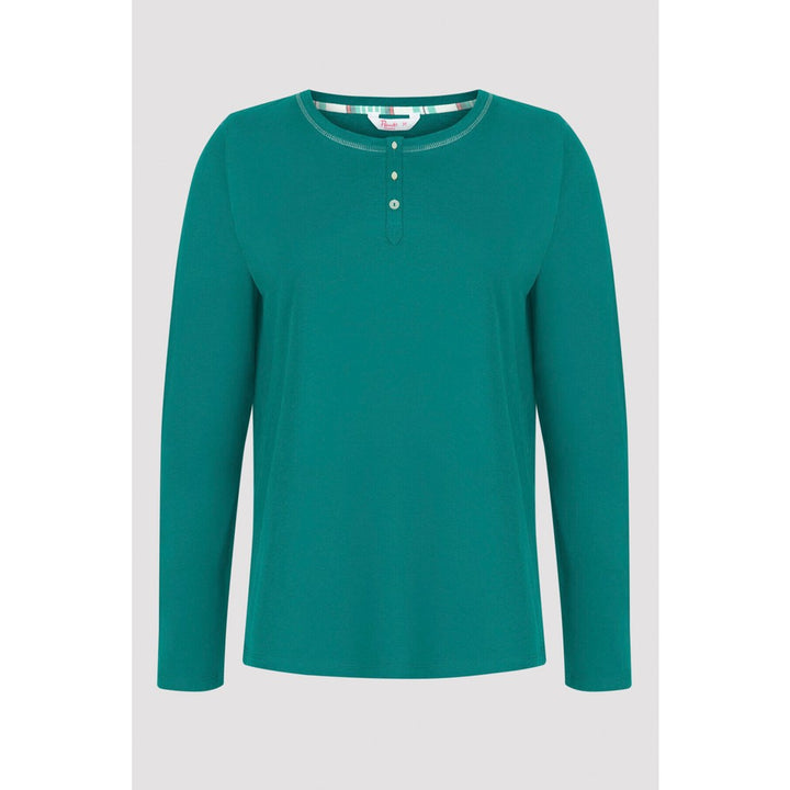 GREEN NY SOLID LS T-SHIRT