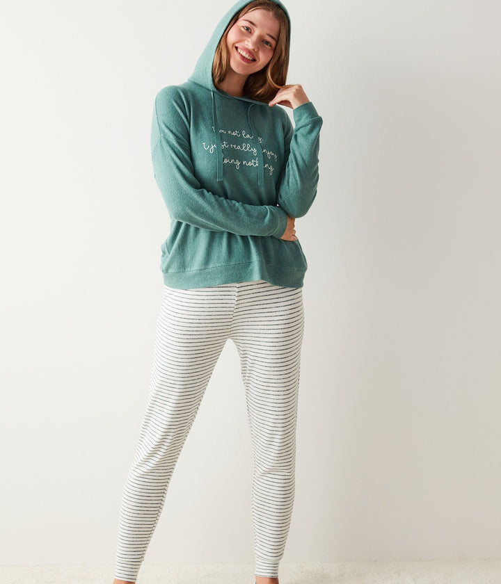 Soft wool pajama blouse