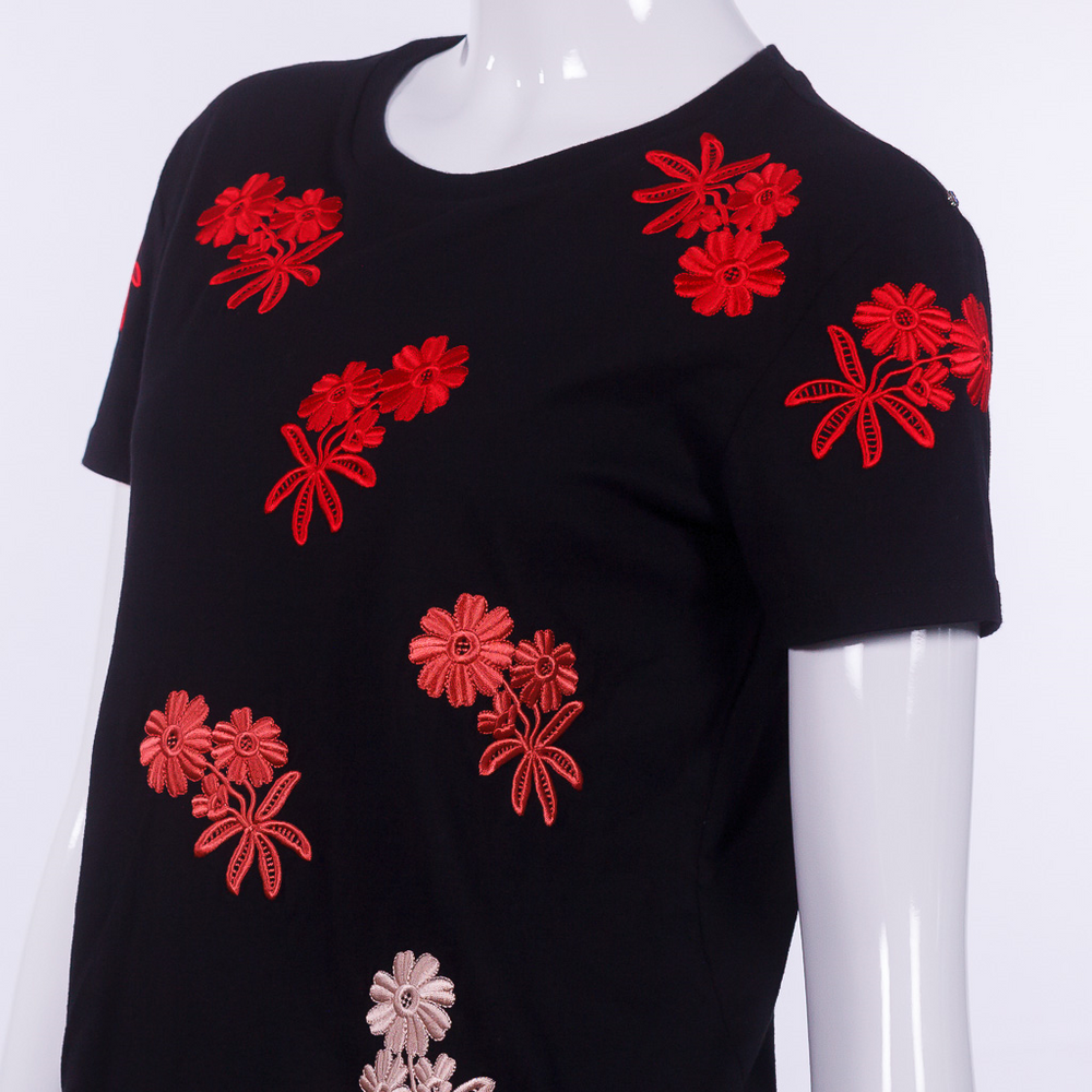 Blouse with floral print