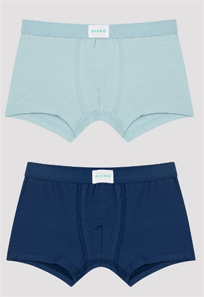 B.NAVY BASIC 2 PACK BOXER