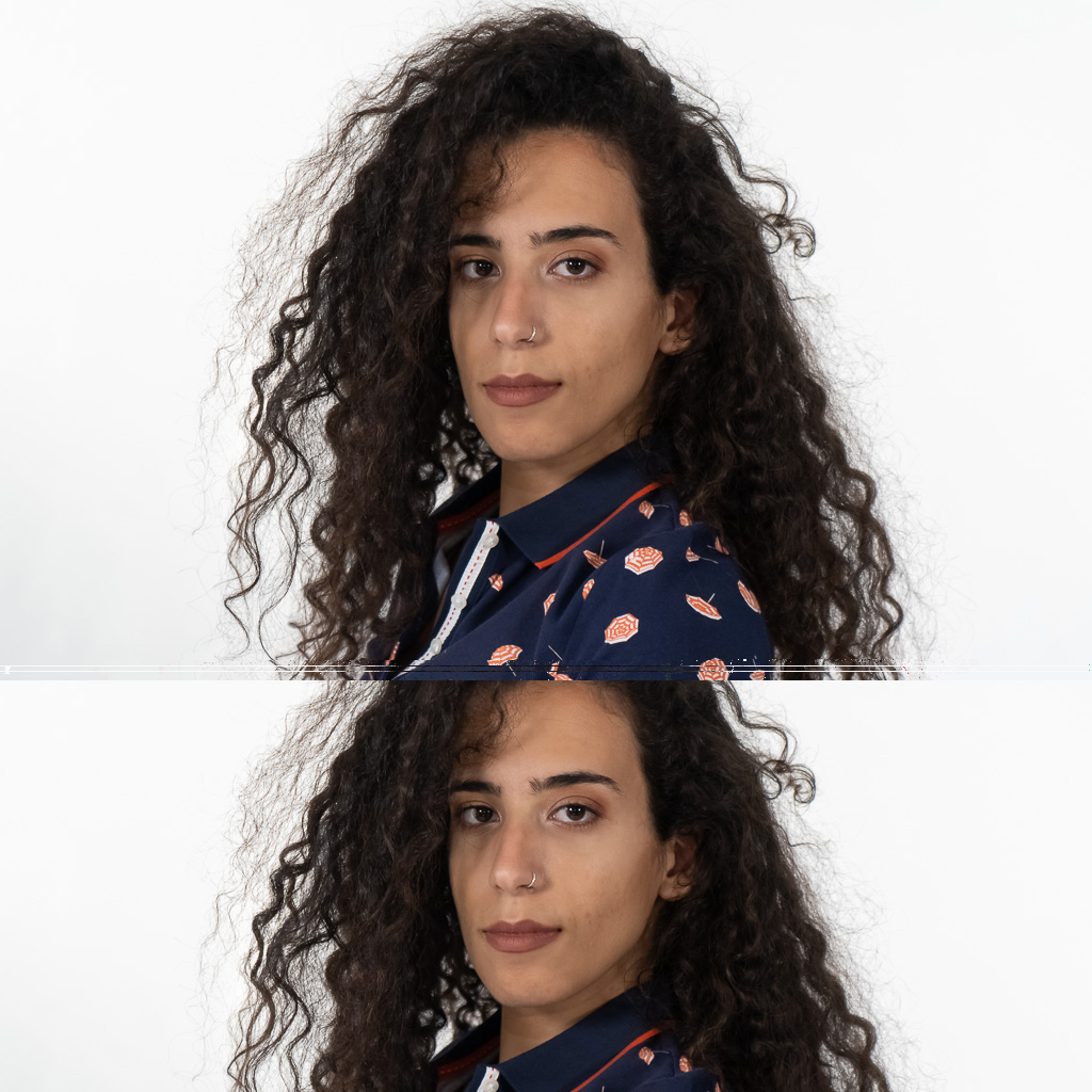 بلوزة مزينة بطباعة جرافيك