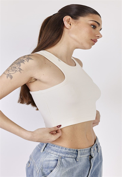 W RIB TANK TOP 24275848 CREAM 01