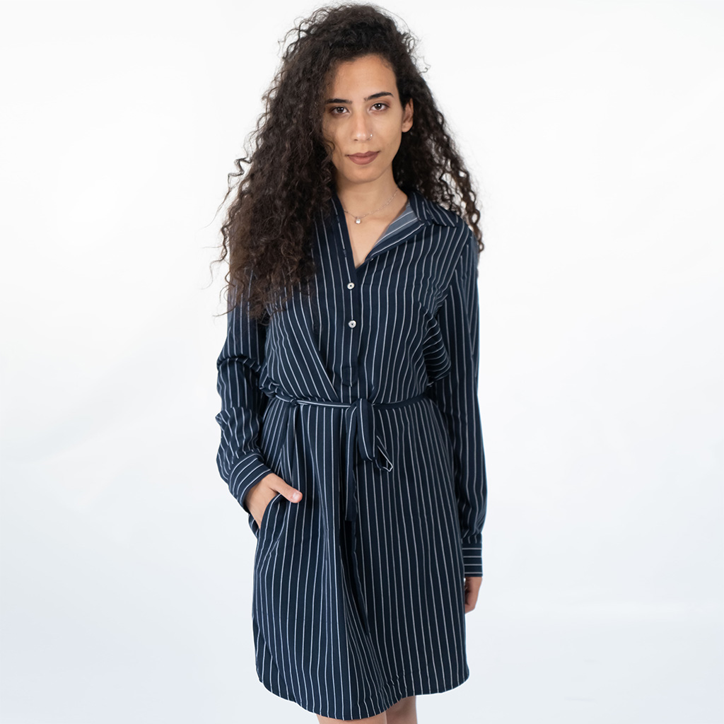 striped dress