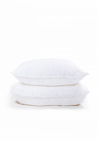 2 printed pillows cover 100% cotton filled with microfiber 800 gr