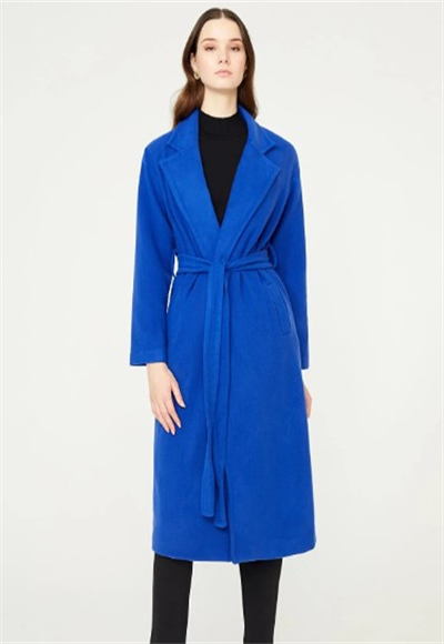 coat with a belt