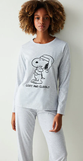 BASE LIC COZY AND CUDDLY LS PANT SET