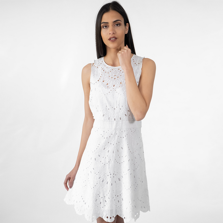 embroidered dress