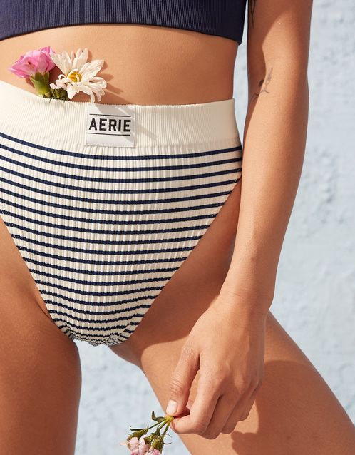 CHUNKY RIB SEAMLESS HIGH CUT C