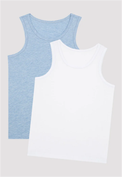 B.BLUE BASIC 2 PACK VEST