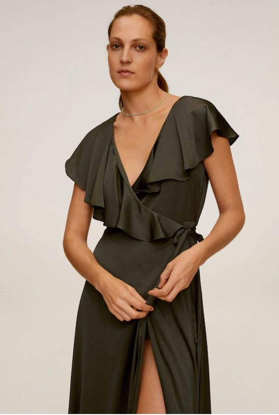 Long pleated dress
