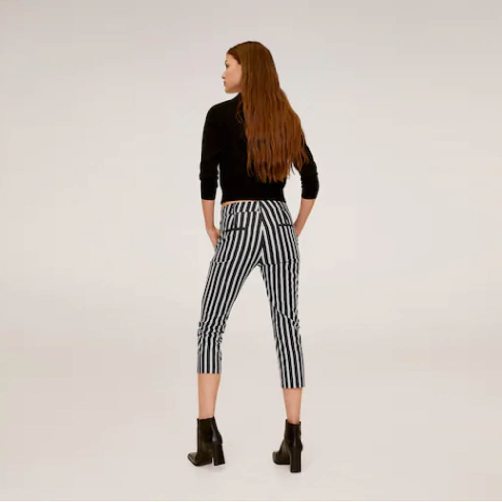 Slim Fit Striped Pants