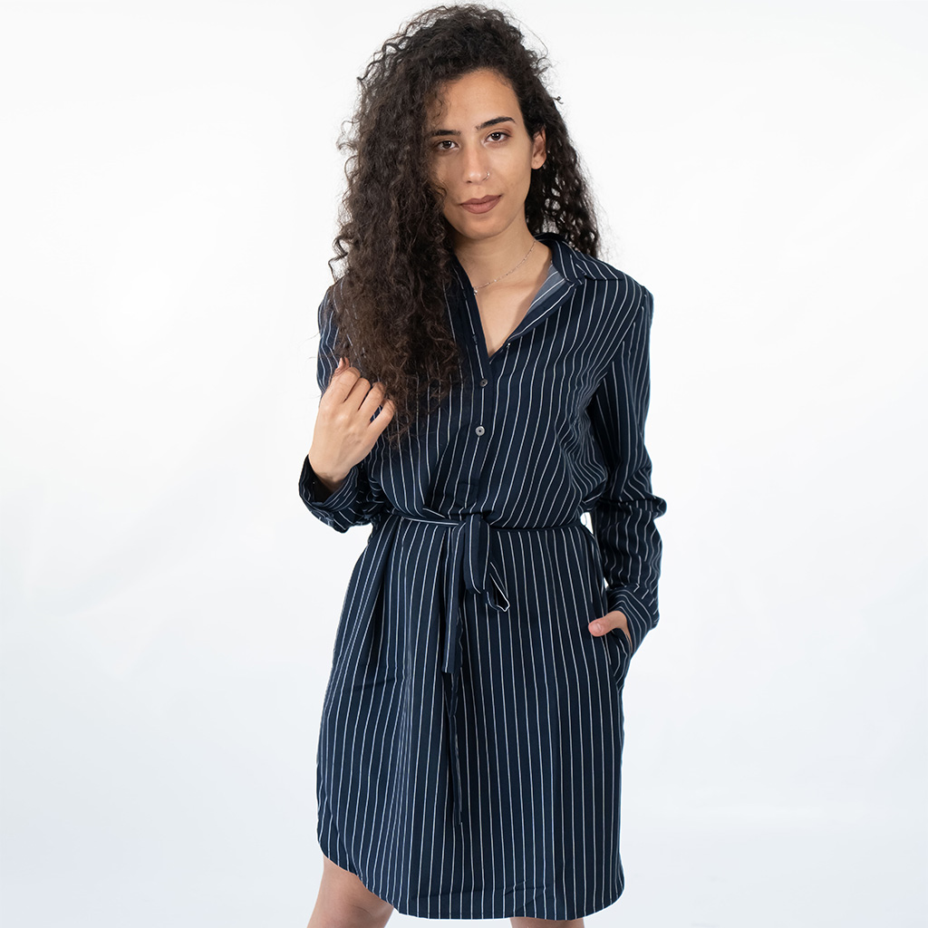 striped dress