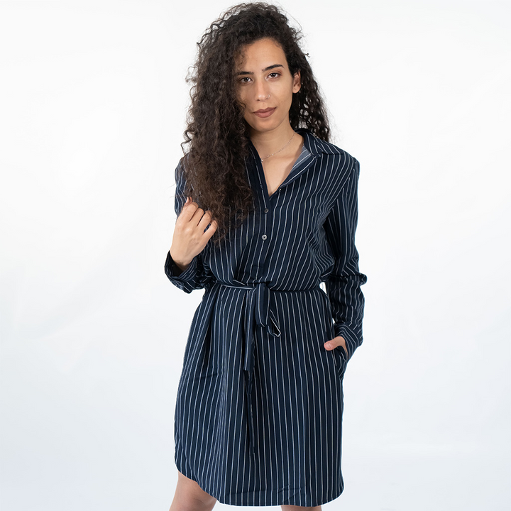 striped dress