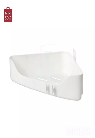 Triple bathroom storage shelf