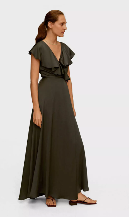 Long pleated dress