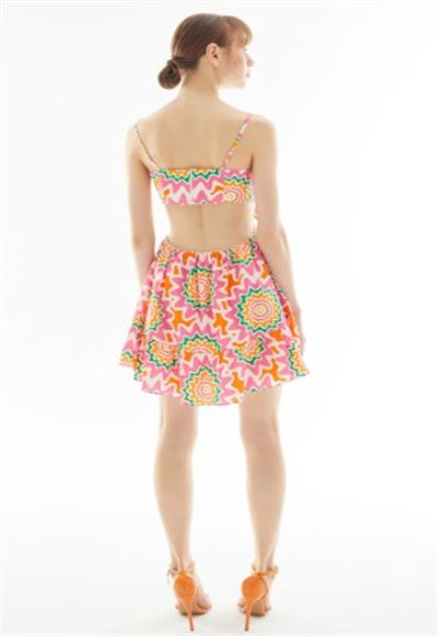 Open short beach dress