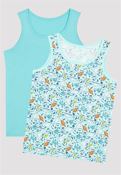 B.SLEEPYSAURUS 2 PACK VEST