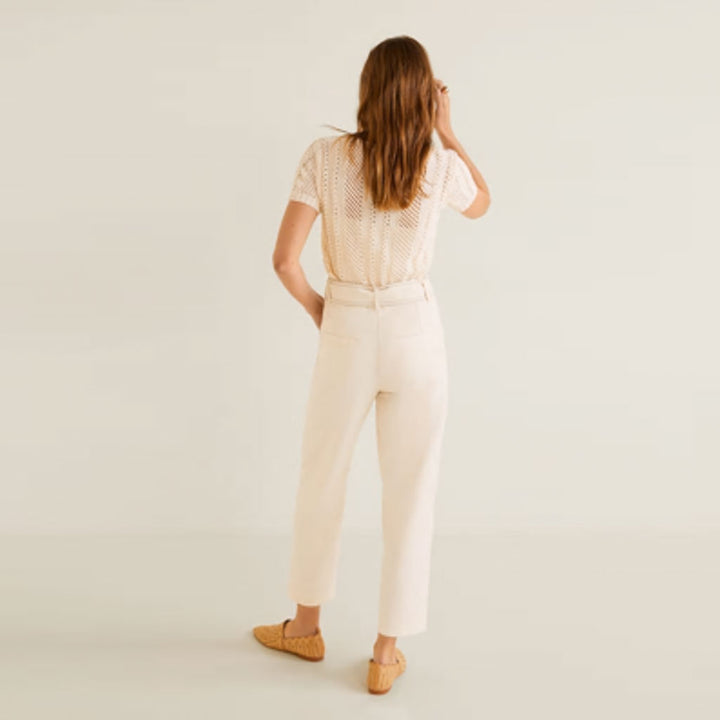 Pants with Waist Tie