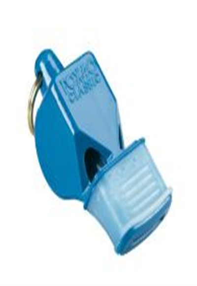 whistle with rope