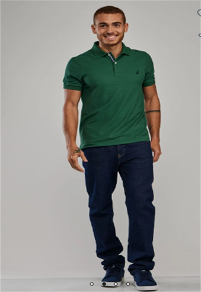 N.S-S/S SOLID SLIM FIT POLO-HU