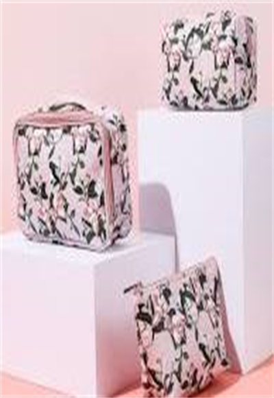 Nature Series - Rectangular Cosmetic Bag (Pink)