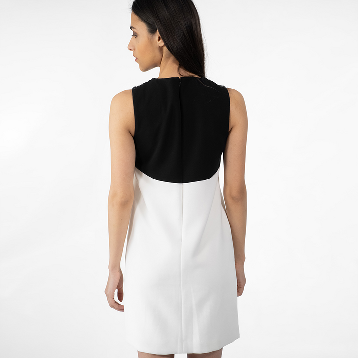 Color Block Pattern Dress