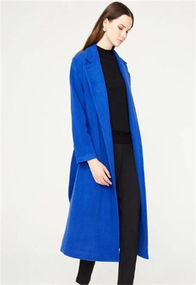 coat with a belt
