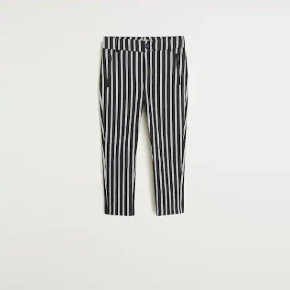 سروال مخطط سليم فيت