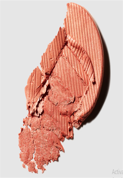 Blush with shine