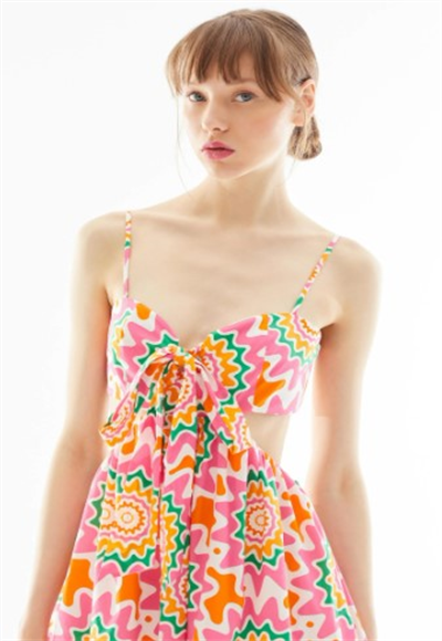 Open short beach dress