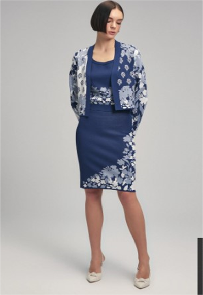 knitted printed sweater