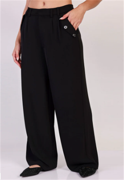 W LONG PANTS 24271880 BLACK 99