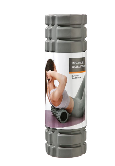 Gray yoga roll