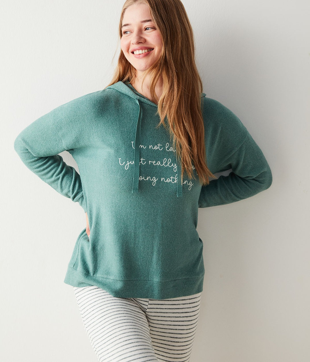 Soft wool pajama blouse