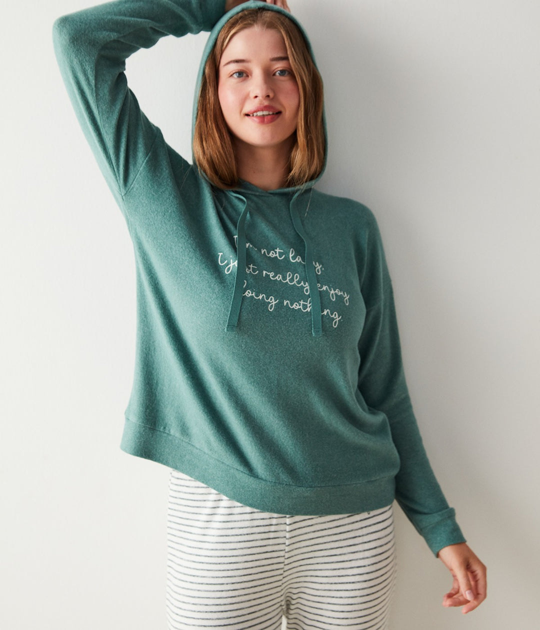Soft wool pajama blouse