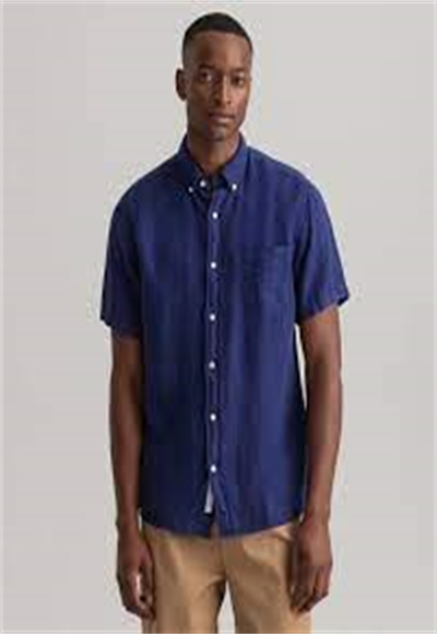 D2. REG UT GMNT DYED LINEN SS BD
