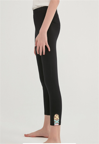 Slim pants with stripe details for teenagers