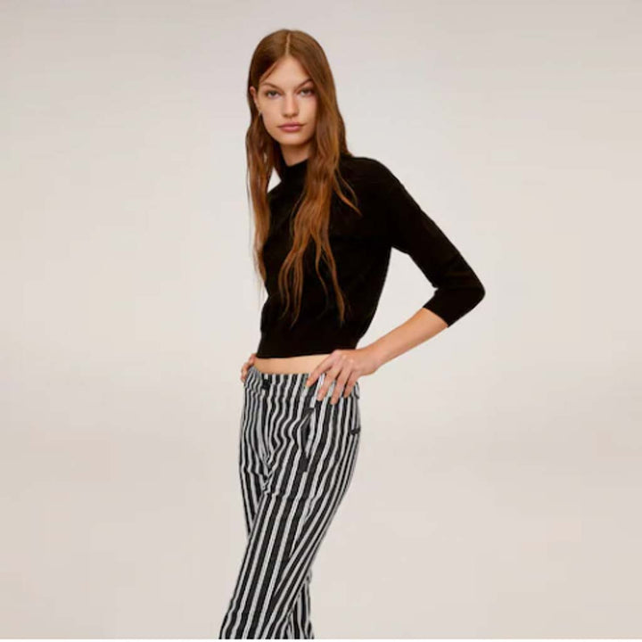 Slim Fit Striped Pants
